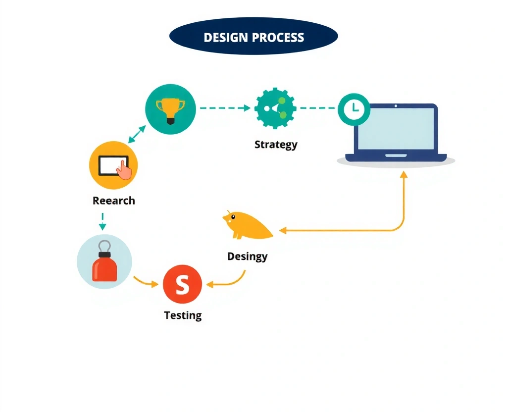 Design process workflow visualization